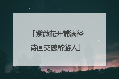 紫薇花开铺满径 诗画交融醉游人